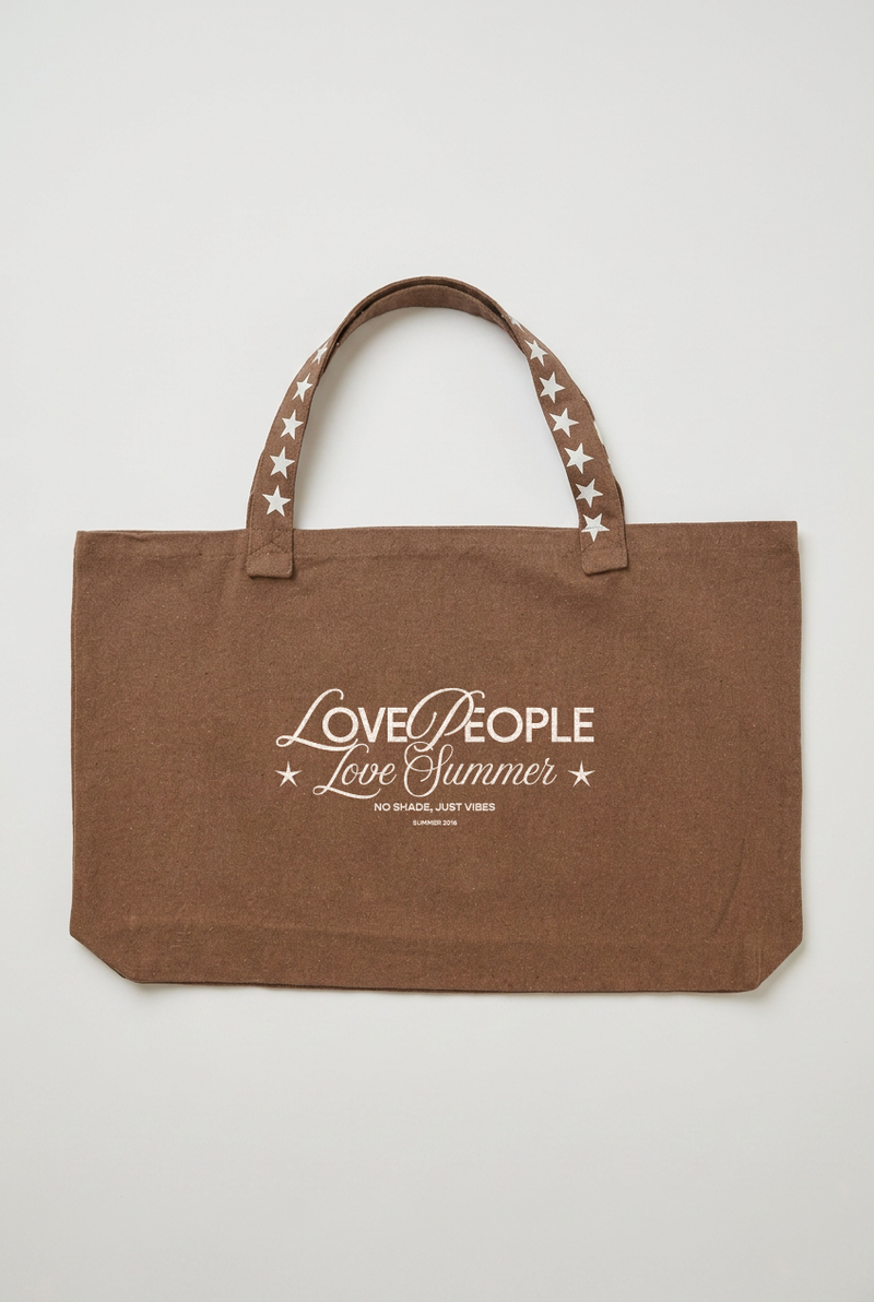 LOVE PEOPLE LOVE SUMMER TOTE BAG