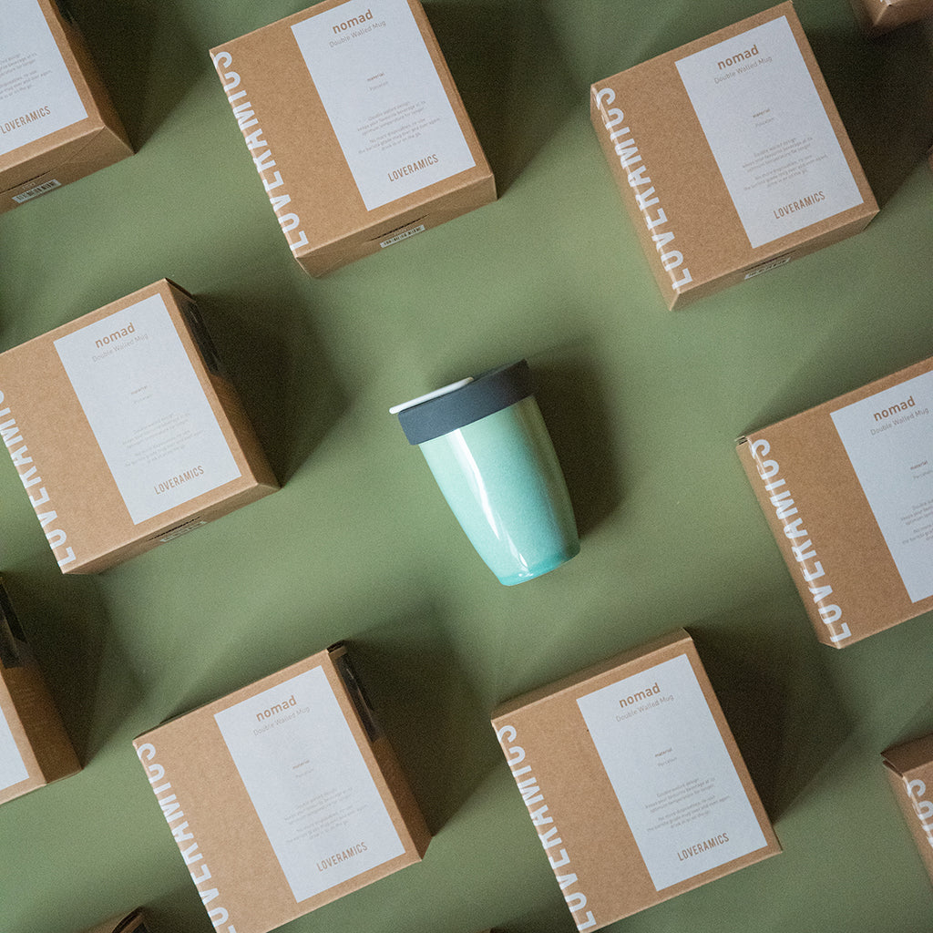 Nomad 250ml Double Walled Mug (Potters Colours)